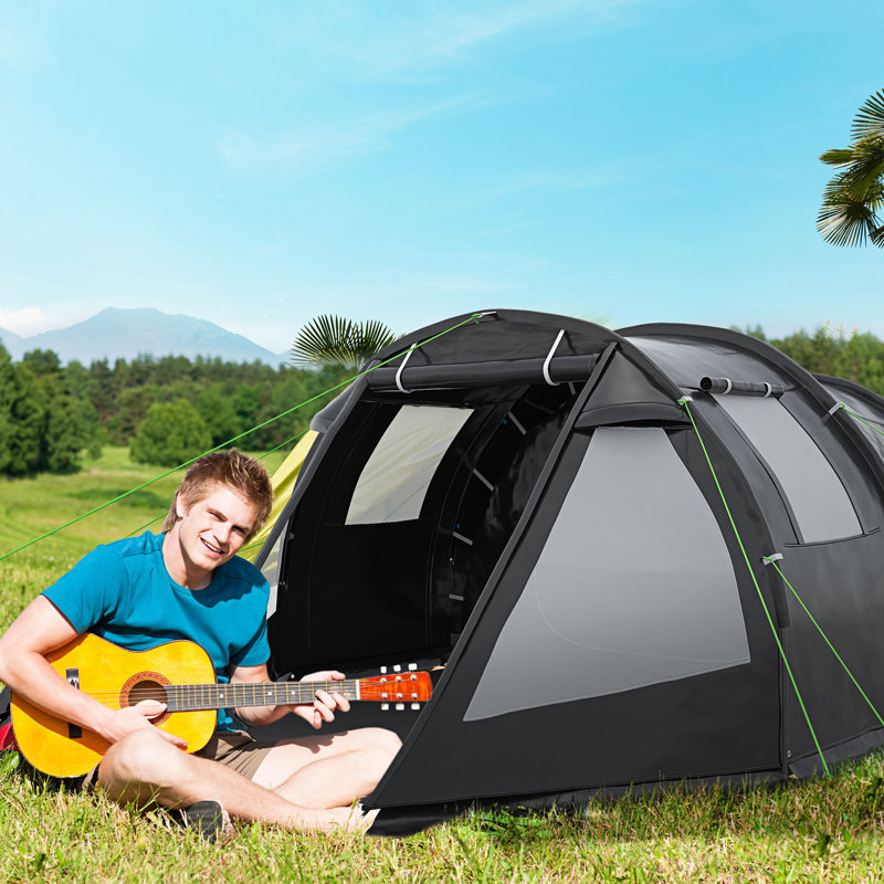 Dahlstrom 4 Person Tent, Black