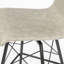 Rikhil Swivel Upholstered Counter Stool with Metal Frame-62173290-62173289