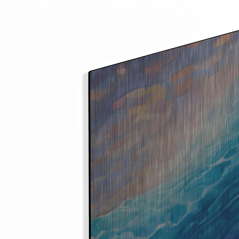 Art mural en métal Brayden Studio® «Beachy Naples» par Louise Montillio, H 12 po x l 12 po
