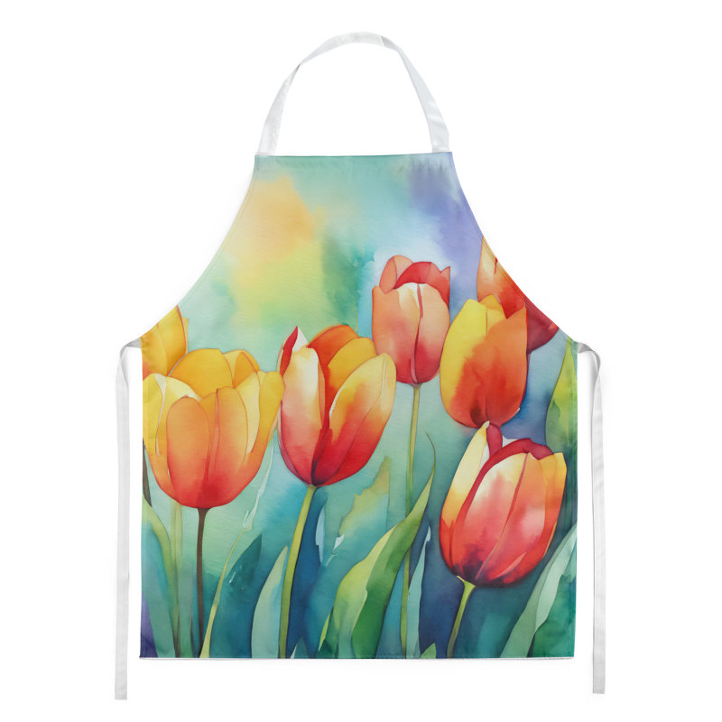 Floral Bib Apron