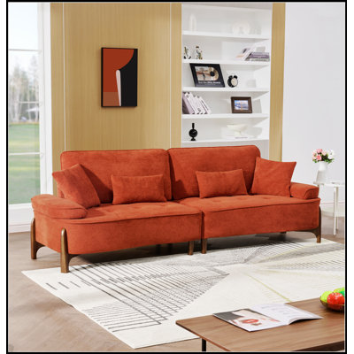 Comfortable Deep Seated Sofa With Soft Pillow, Ideal For Various Spaces And Long-Lasting Comfort