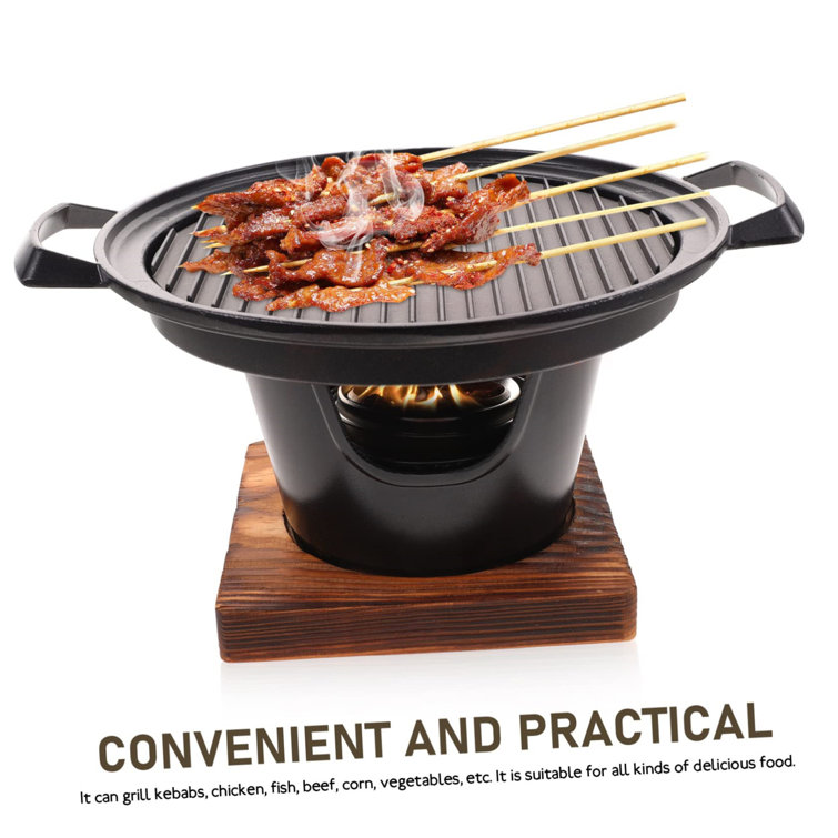 URKNO 0'' W Portable Charcoal Grill URKNO