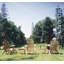 Harpersfield Outdoor Square Teak Side Table