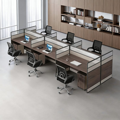 Bureau rectangulaire pour 6 personnes