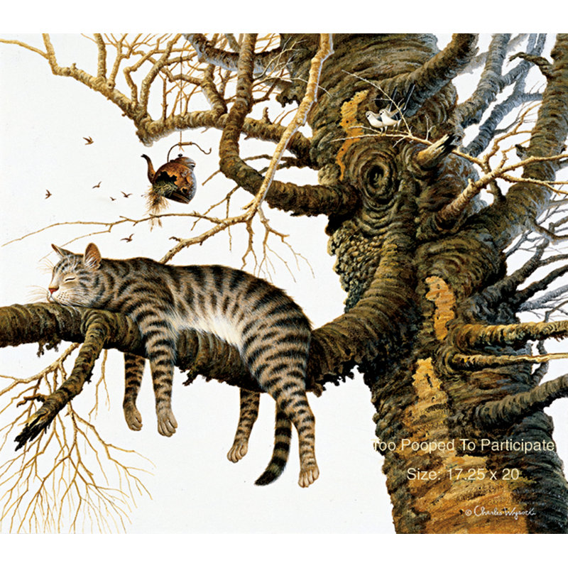 « too pooped to participe » par charles wysocki, reproduction d’art