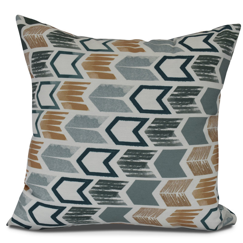 Housse et insert de coussin Goals, Gourds, and Gatherings, H 16 po x l 16 po, Bleu sarcelle