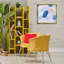 "Blue Oblong Paint Strokes", art mural par Melissa Wang-945242300-945242302