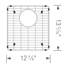 Vintera 13.19" x 12.38" Sink Grid