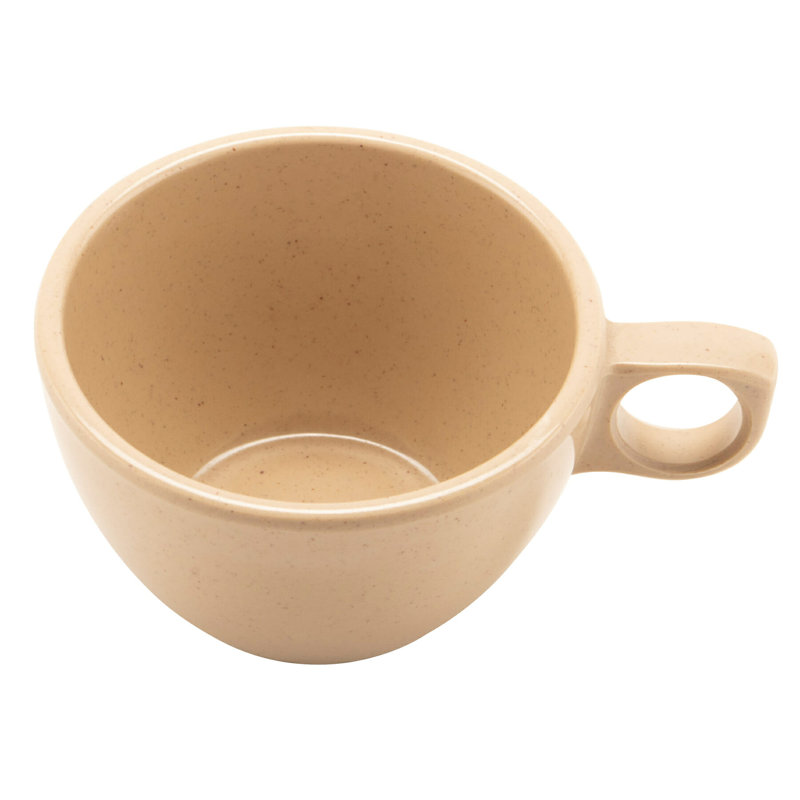 GET Mélamine Ovide tasse à café / thé, 7,5 onces, (ensemble de 12), Tanné