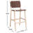 Alston Upholstered Counter Stool with Solid Wood Frame-91764101-91764103