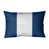 Bleu / accent blanc