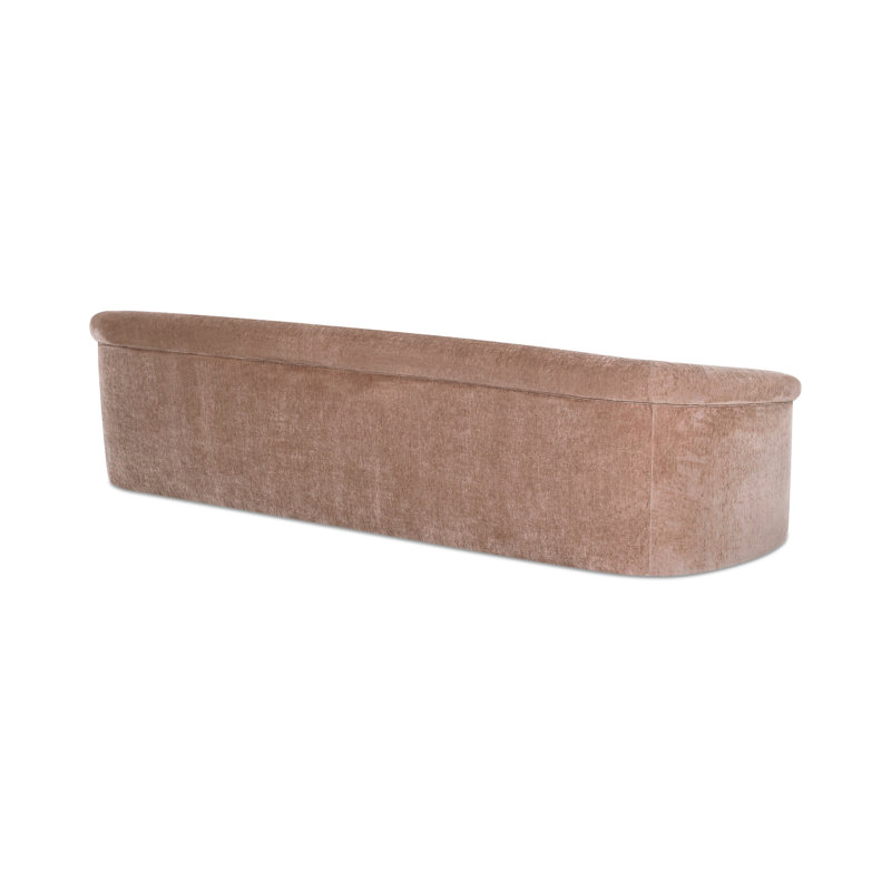 Arthur 109'' Velvet Upholstered Sofa, Pink