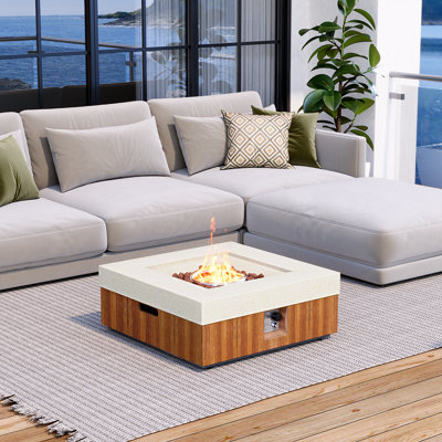 Concrete Propane Fire Pit Table