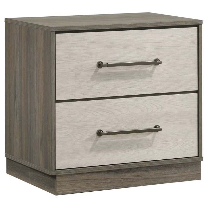 Table de chevet 2 tiroirs Edmondson