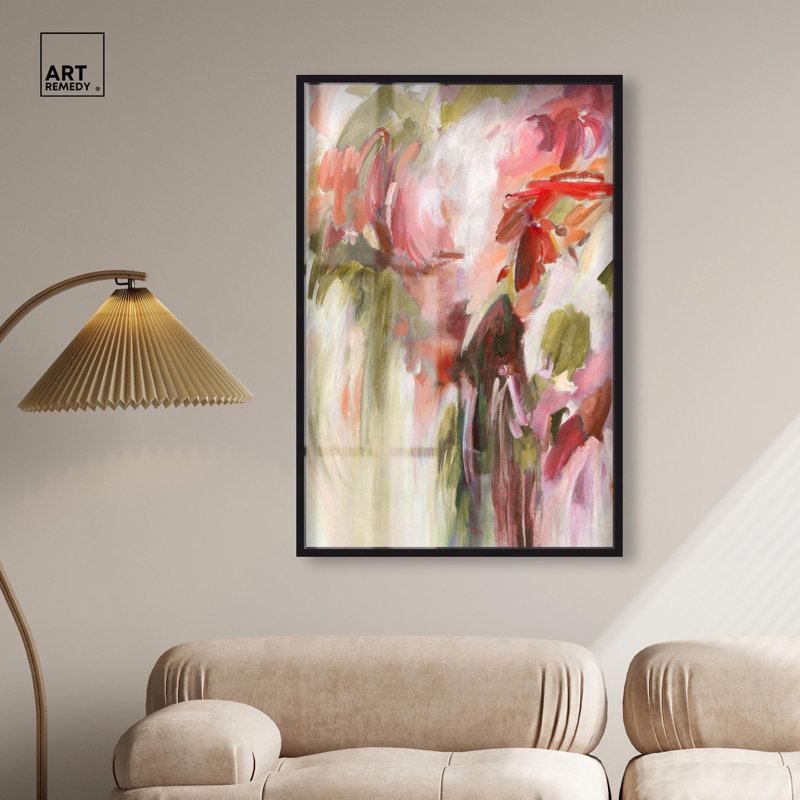 «Rise and Shine Dawn Shadowbox Print» par Art Remedy, H 37 po x l 25 po, Structure noire