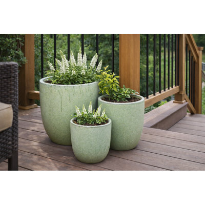 Pika Pot Set Of 3 - 9, 11, 14 In. - Firework Green
