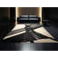 Tapis beige doux et moelleux à motif géométrique art déco Elwell-1208921202