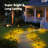 Brushed Nickel Low Voltage Solar Powered Integrated LED Pathway Light Pack