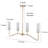 Acari 4-Light 32'' W Linear Pendant Light for Kitchen Island