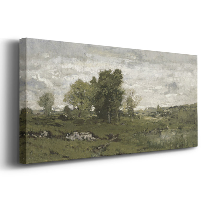 Série paysage - DCCDVXVII - Toile tendue avec châssis - Prêt à être accroché, H 16 po x l 40 po