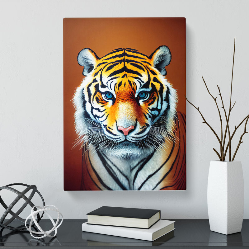 Tiger View - Wrapped Canvas, 60cm H x 40cm W x 3cm D