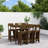 Ayron Brayden Studio Bar Set with Wood Frame and Solid Wood Outer Material-698472487