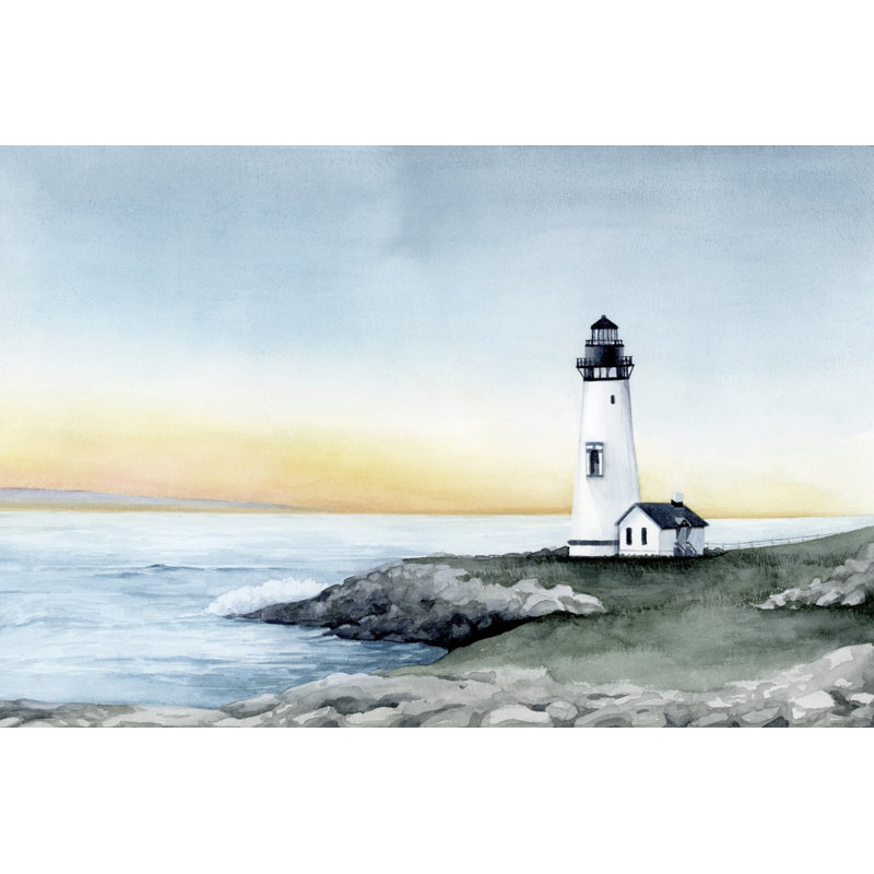 Phare Bay II, H 20 po x l 30 po x P 1,25 po, Toile tendue, Non