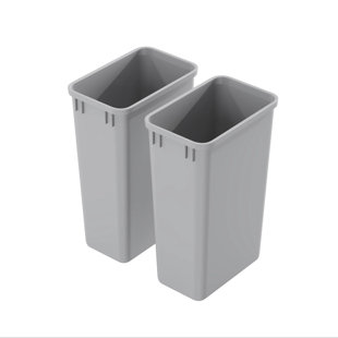 Dowell Wastebasket Trash Can (Set of 2)