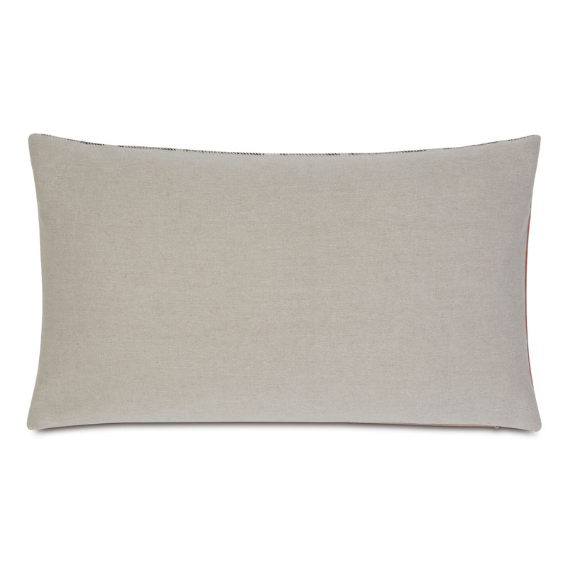 Ridge Linen Lumbar Pillow Cover & Insert