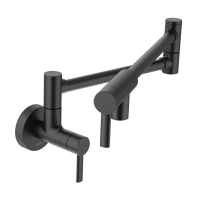 Moen Modern Wall Mount Swing Arm Folding Pot Filler Kitchen Faucet