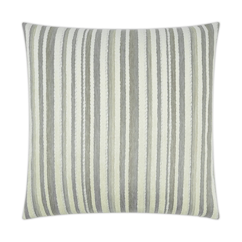 Coussin décoratif Marisol, Taupe, Carré 20 po