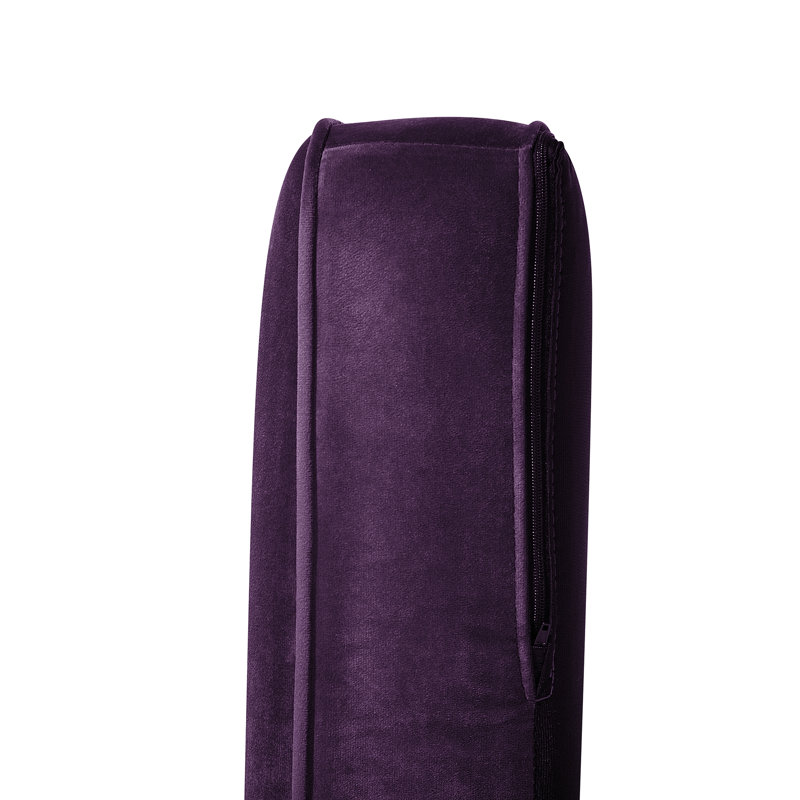 Forsyth 3 Seater Velvet Sofa, Purple