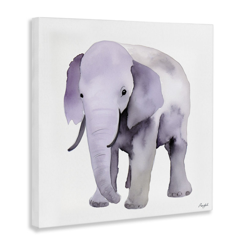 Toile d'éléphant pour enfant, design par Roozbeh, H 36 po x l 36 po