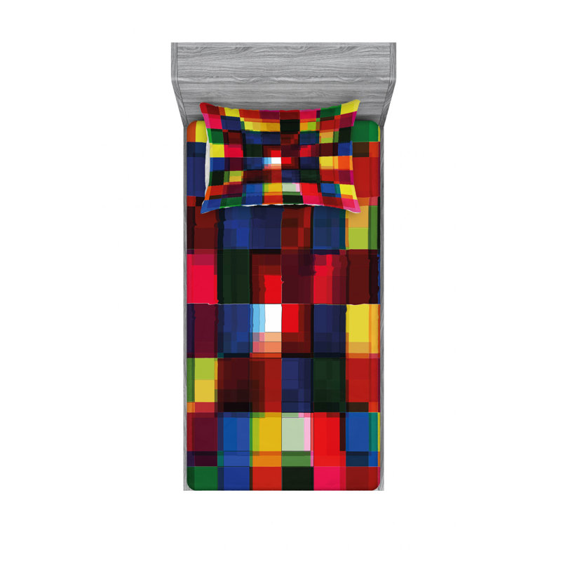 Ensemble de draps en demi-teinte, Ensemble de draps pour lit simple avec drap-housse