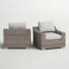 Chaise de patio avec coussins 2-691714471-691714466