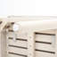 Chaises en bois avec coussins, 2 pour les sièges d'intérieur confortables, 2 et tissu imperméable-646755243