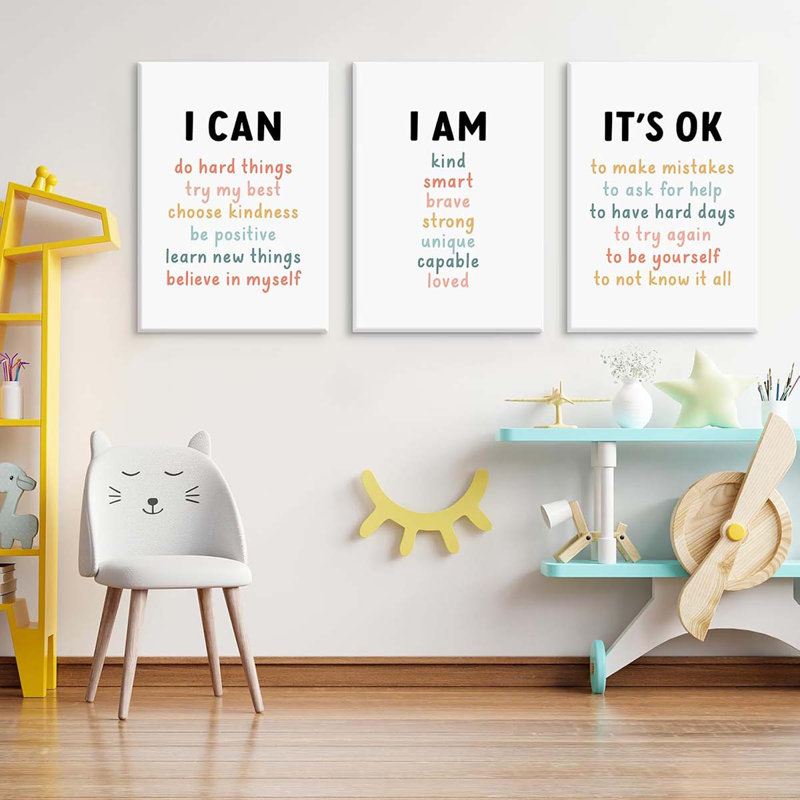 3 Piece Wrapped Canvas Print, 60 cm H x 40 cm W