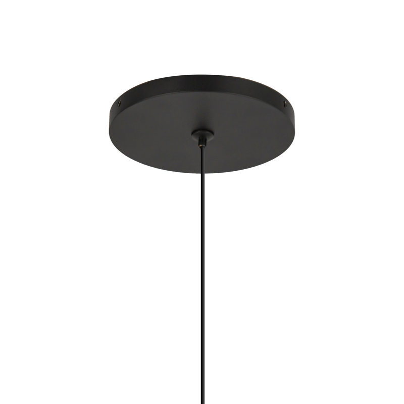 Motif 1 - Light LED Pendant, 26.75" H x 0.75" W x 0.75" D, Black