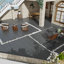 Carreaux de patio en composite de bois et plastique WPC pour terrasse-124925200-124925203