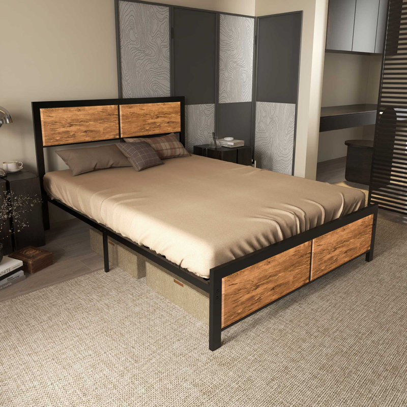 Lavendon Metal Bed, Double (4'6)