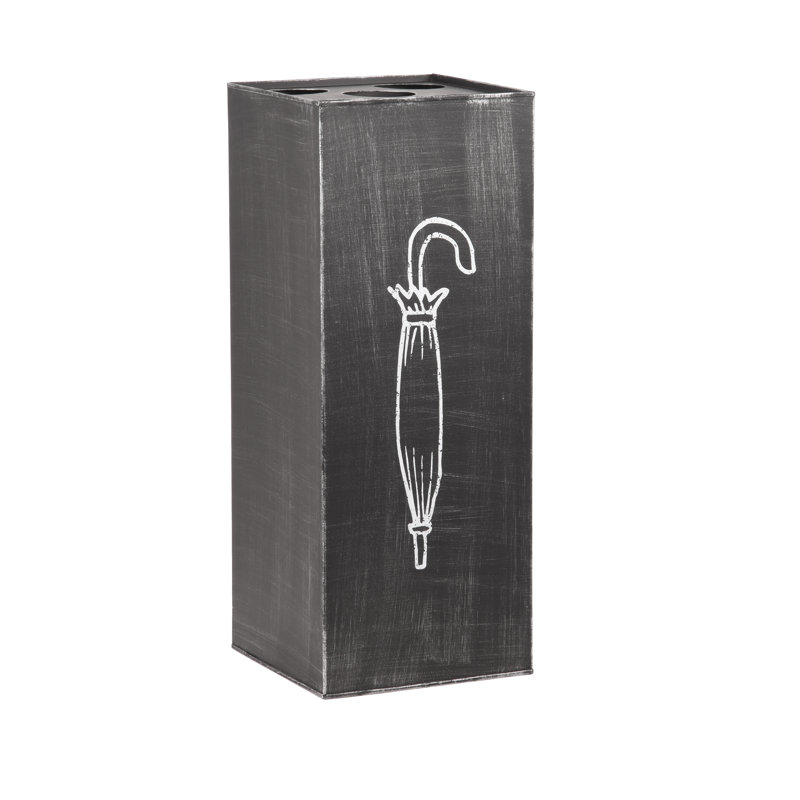 Alize Steel Freestanding Umbrella Stand, Vintage Black