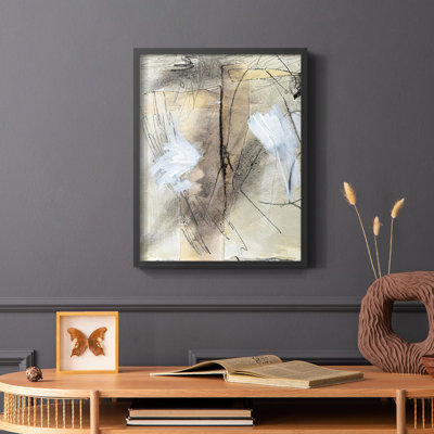 Masked Notes VIII Framed Print - Solid Wood