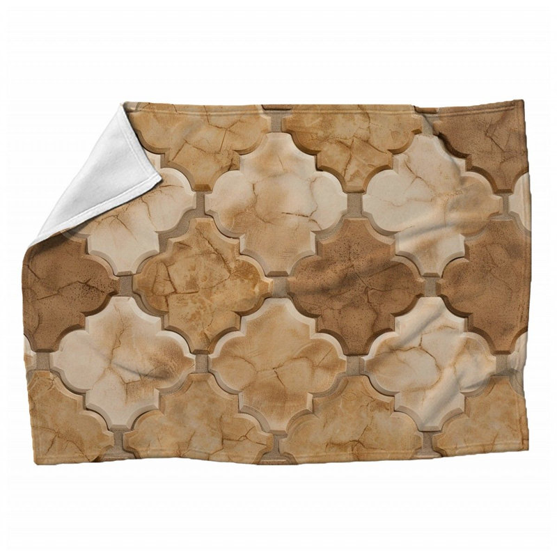 Trendy Floral Plush Throw Blanket, 60" x 80"