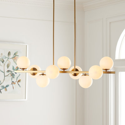 Viola 9 - Light Dimmable Modern Linear Chandelier