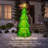 Sunjoy 77 in. Christmas Lighted Holiday Tree