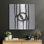 Art mural en métal luxueux «Imaginaire limite 1» par Michael Willett, 24 po x 24 po