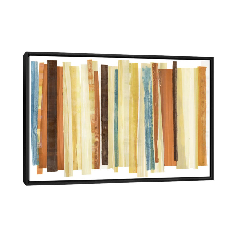 « evanescence v », reproduction sur toile, H 18 po x l 26 po x P 1,5 po, Toile avec cadre noir, Pas de tapis