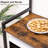 Kitchen Bakers Rack 4 Tiers Coffee Bar Station with Storage