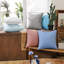 Housses de coussin en faux lin (ensemble de 4)-121092902-121092898