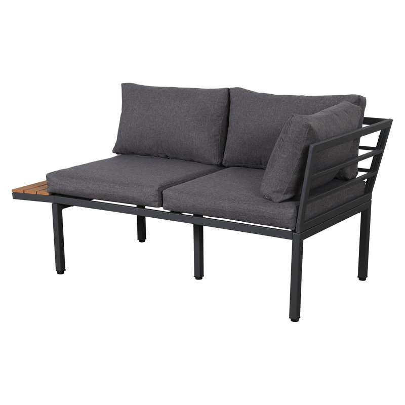 4 - Person Garden Sofa Set With Side Table And Coffee Table